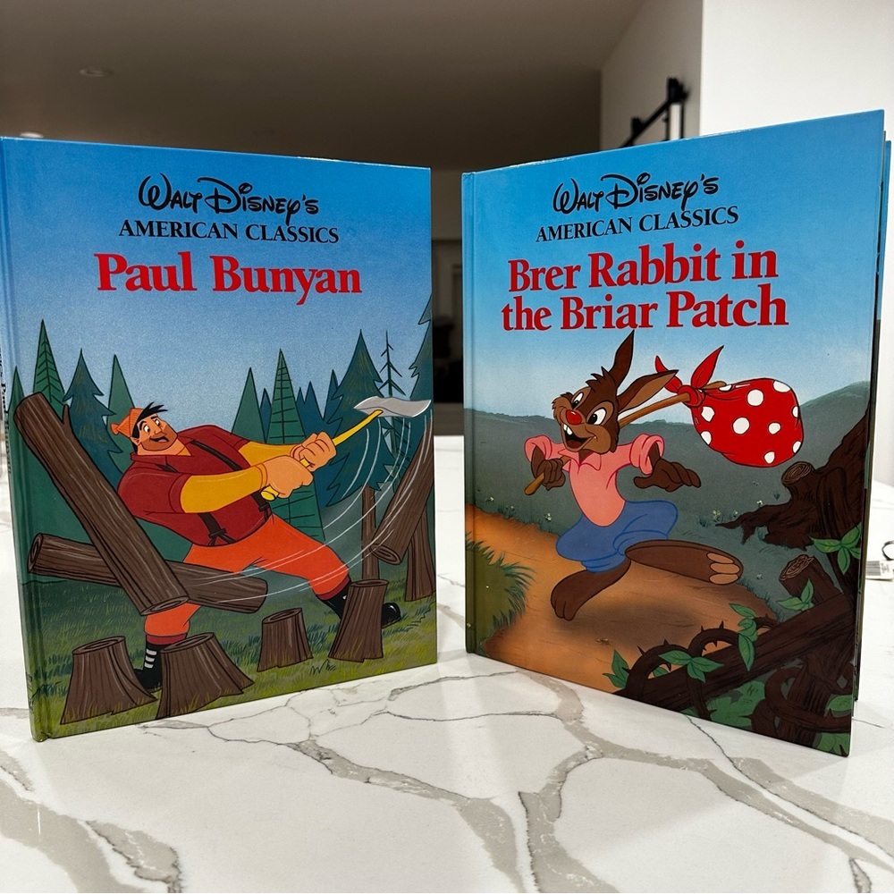 Walt Disney's American Classics:Paul Bunyan & Brer Rabbit Hardcover 1989 Mallard
